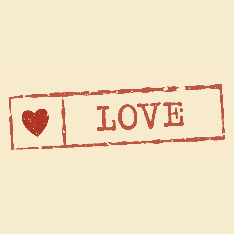 Rustic Heart Love Stamp