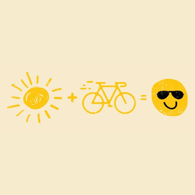 Soleil et vélo