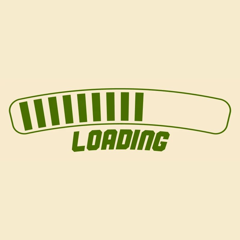 Retro Loading Screen Green