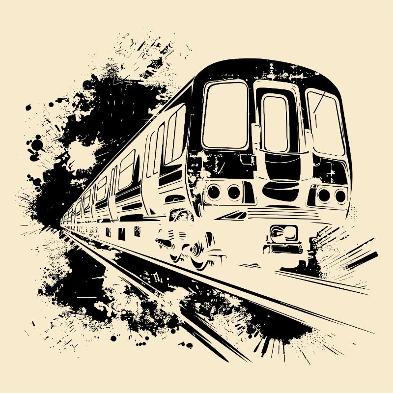 Train Paint Blobs
