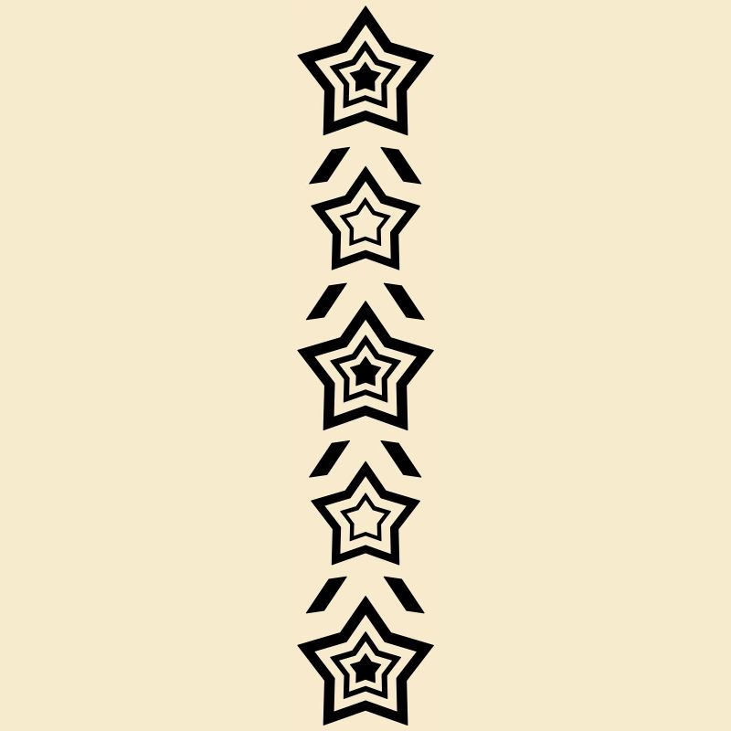 Rangée d’étoiles