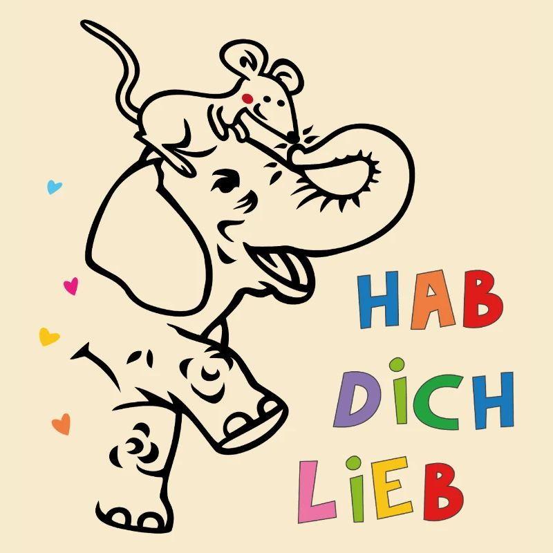 Elefant und Maus