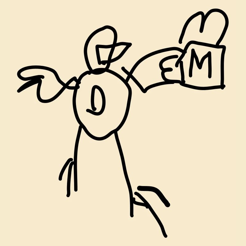 Canard avec menu de restauration rapide