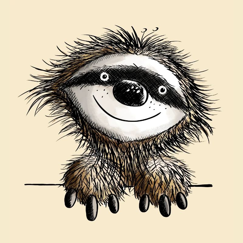 Pfiffiges Faultier - Faultiere - Comic - Fun