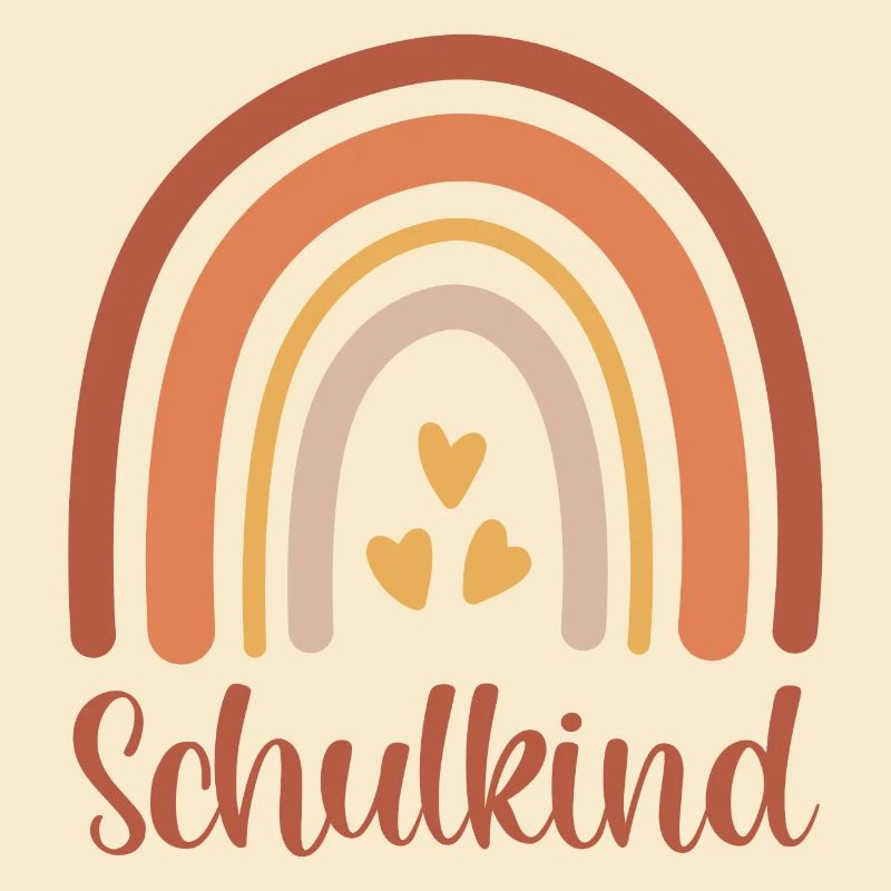 Schulkind Regenbogen Schulanfang Einschulung 2026