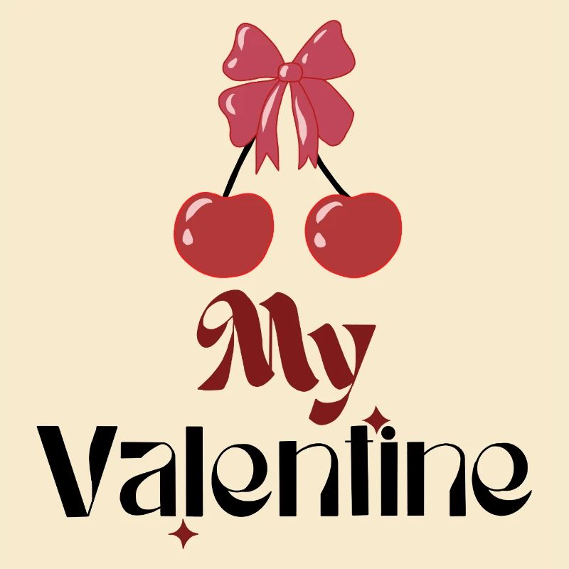 Mon nœud cerise de la Saint-Valentin