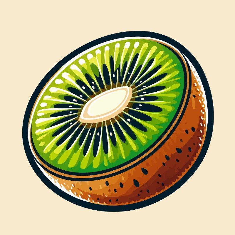 Helle Kiwi-Scheibe