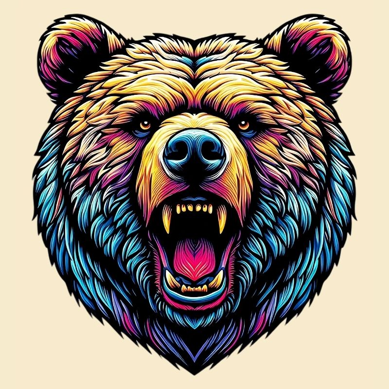 Ours féroce en colère