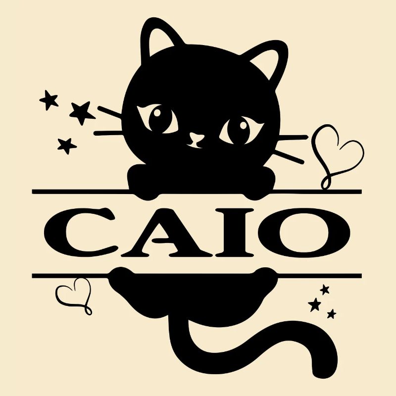 T-Shirt Caio Katze T-Shirt Geschenkidee Katze Katze