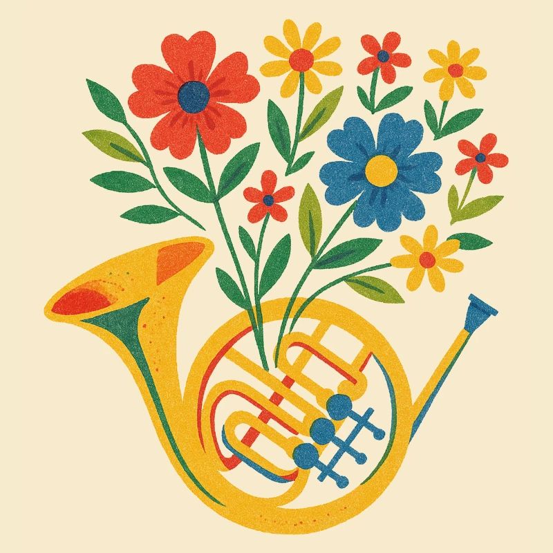 Blumen-Horn-Strauß
