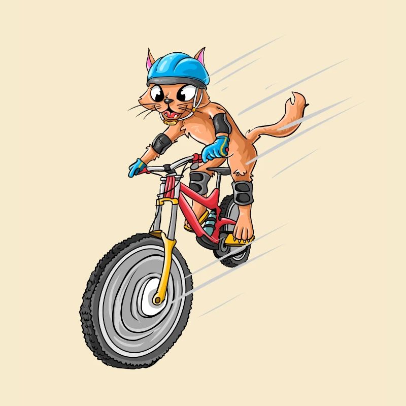 Fahrrad Katze
