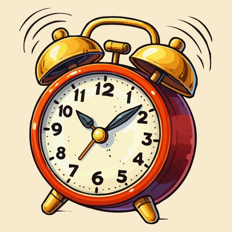 Réveil Réveil Réveil Comic Clock
