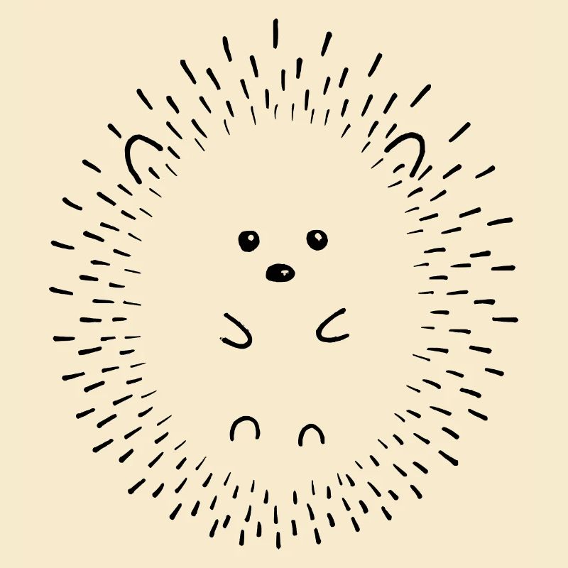Hérisson Art au trait