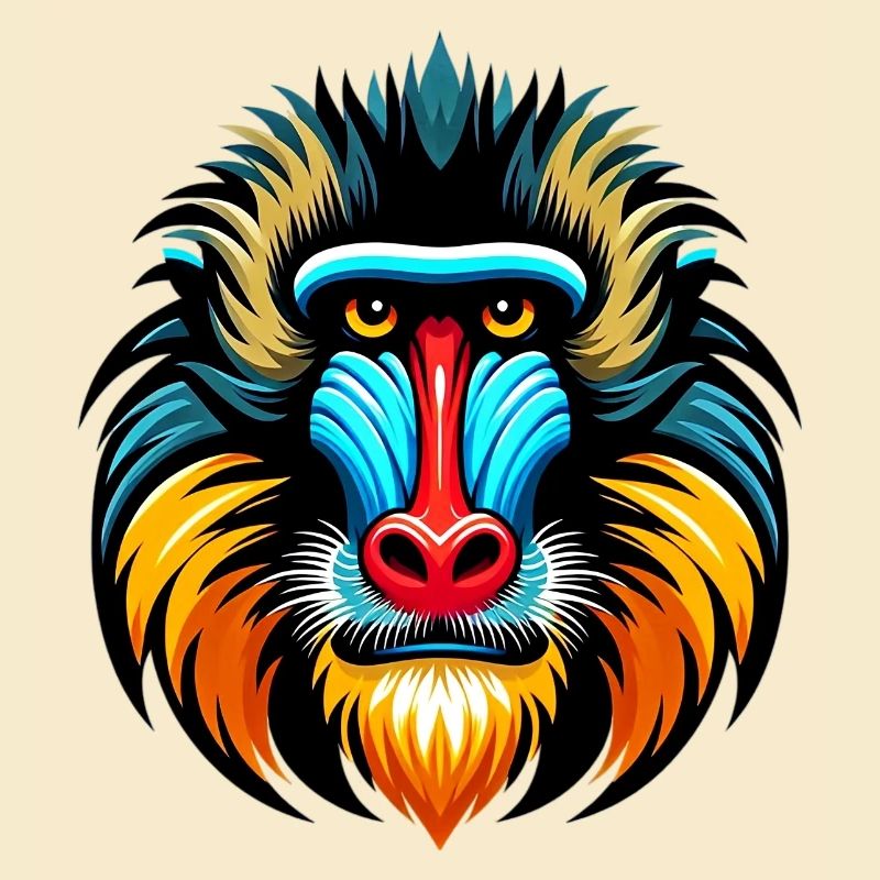 Mandrill-Affe