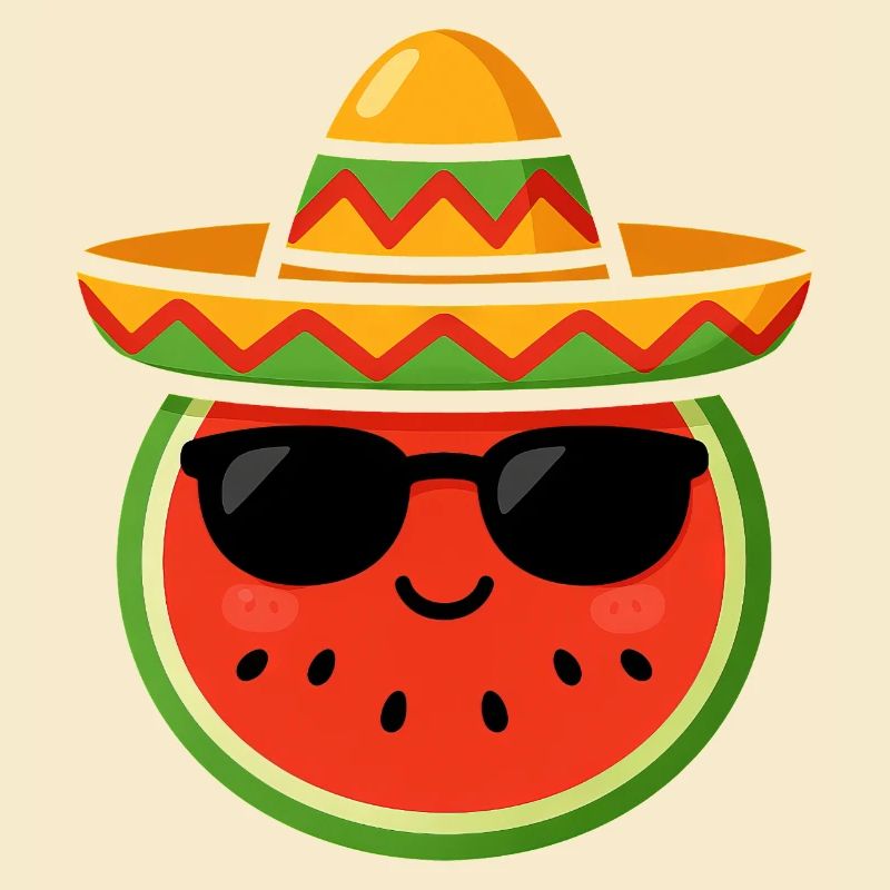 Melon Kawaii Pastèque Cinco de Mayo Cool