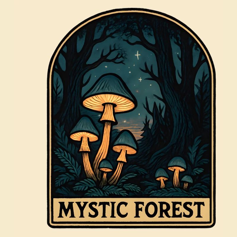 Mystischer Wald Pilzzauber