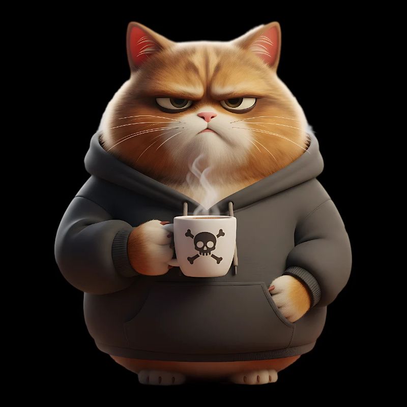 Grim Cat Café Râleux du matin