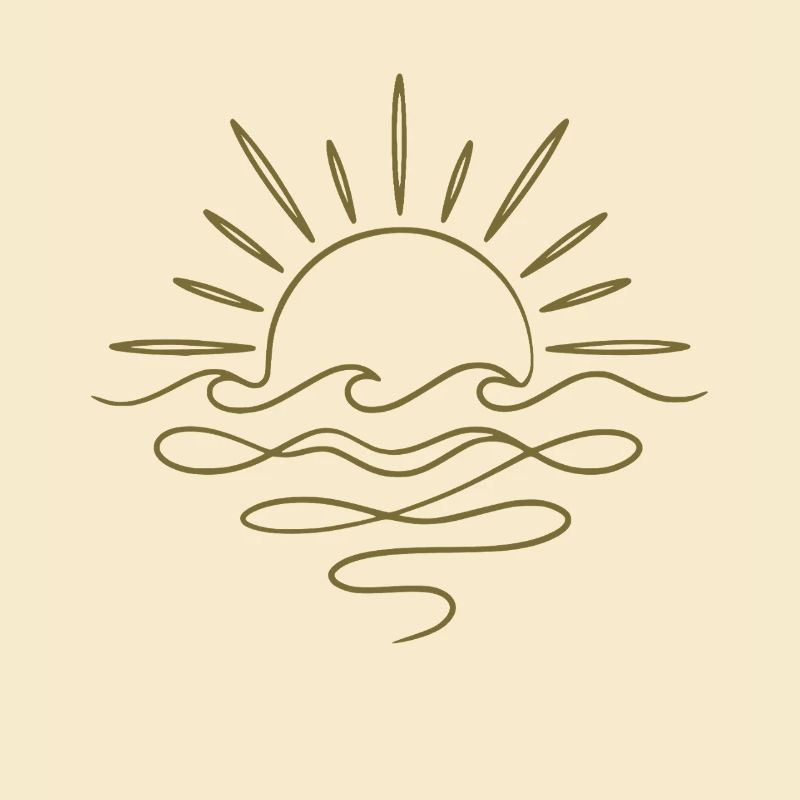 Boho Sonne und Meer