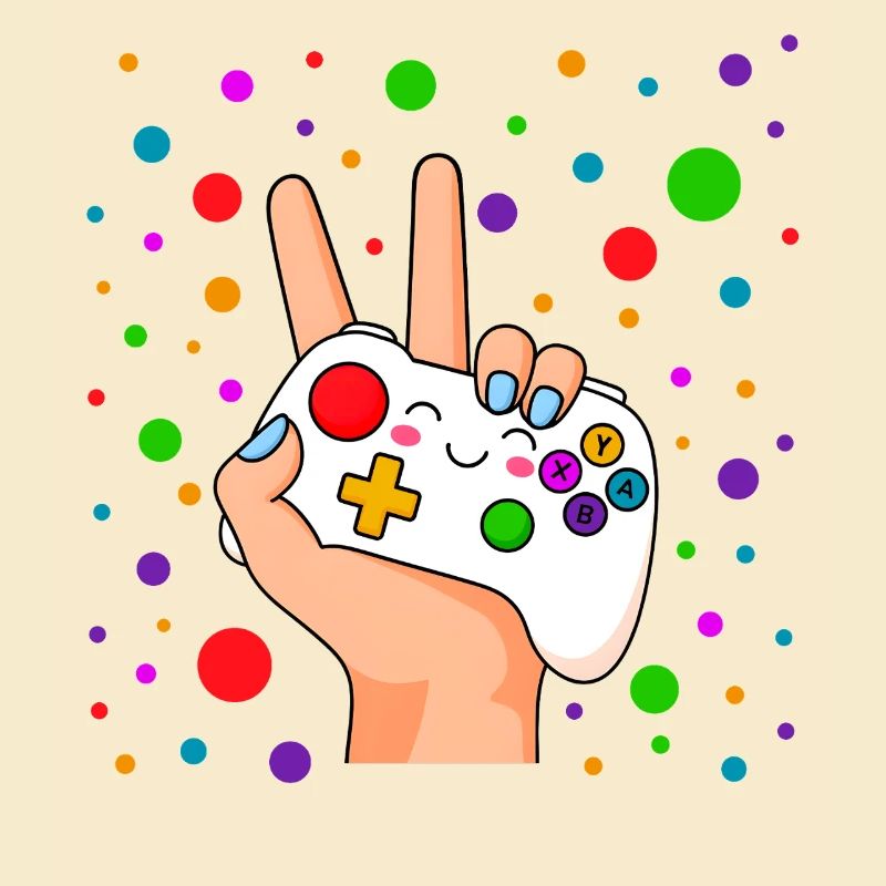 Peace-Zeichen-Controller Pop