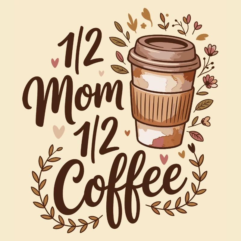 Mutter Koffein Halb Mama Halb Kaffee