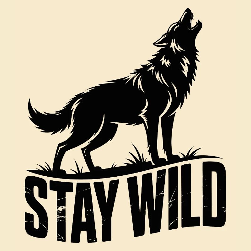 Stay Wild Wolf