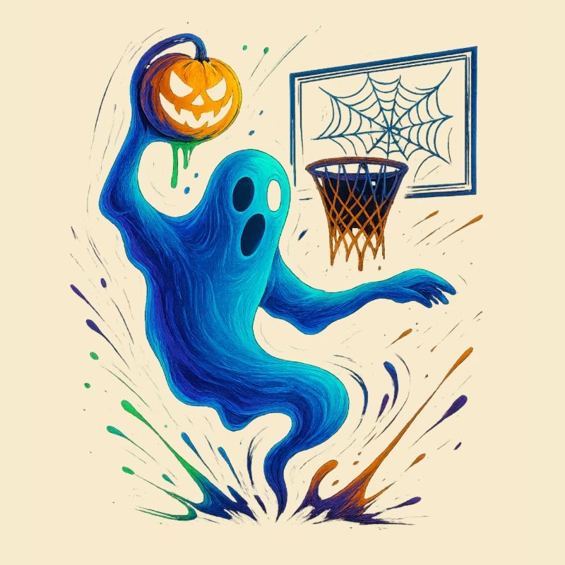 Halloween Ghost Dunk Pumpkin Sneaker