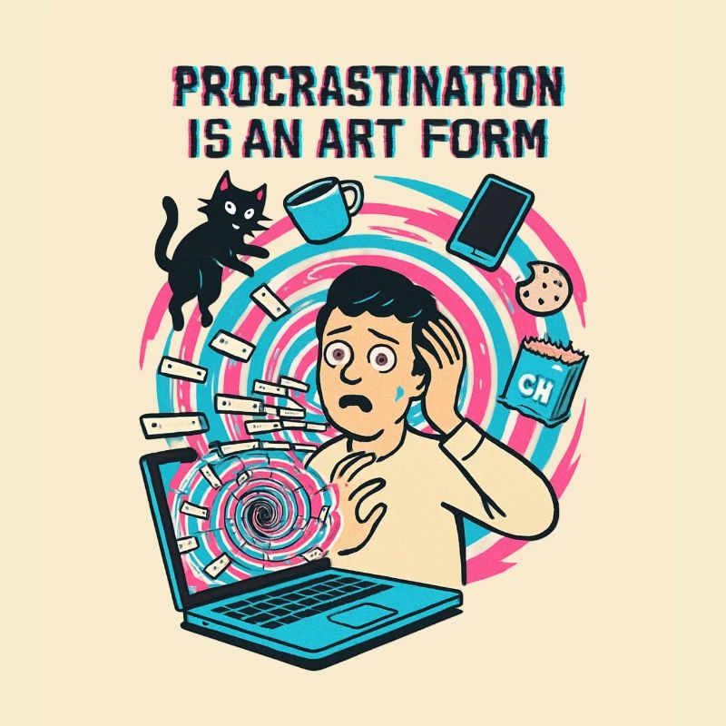 Prokrastination: Die Kunst der Remote-Arbeit und des Rushes