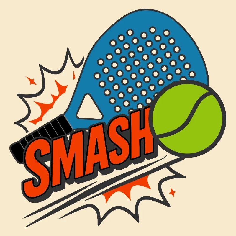 Smash de padel amusant