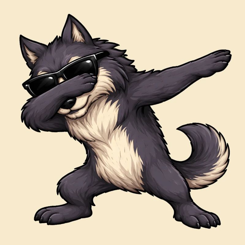 Dabbing Werewolf