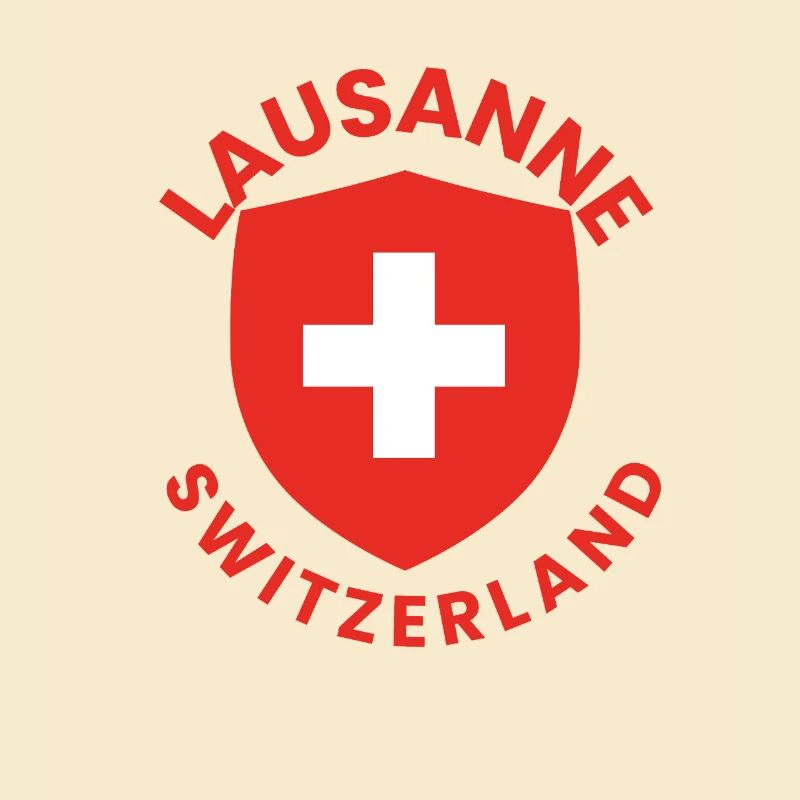 Lausanne Shield with Swiss Flag