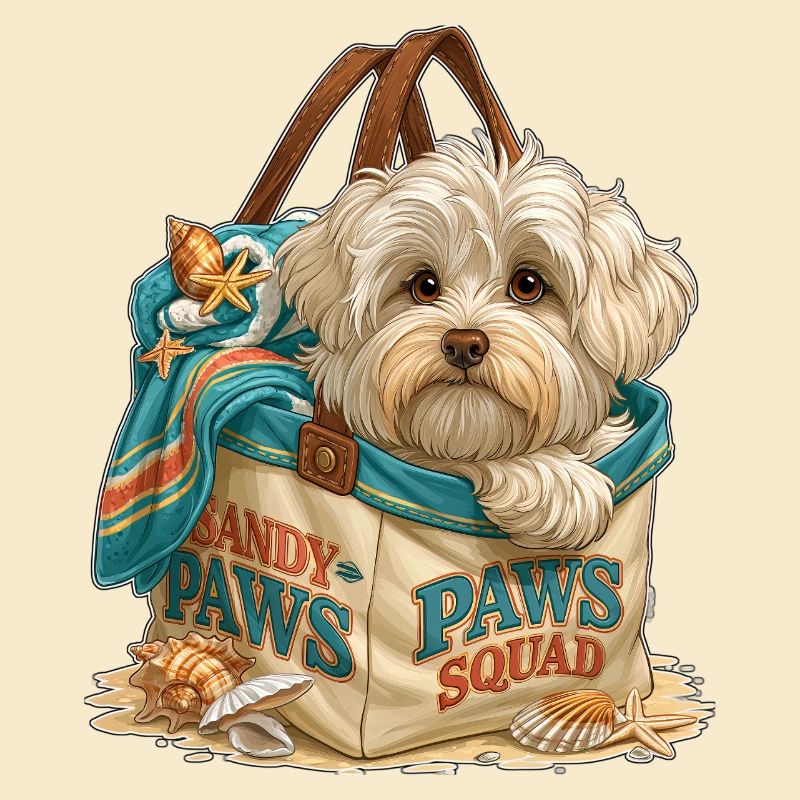 Sandy Paws Squad Beach Pup