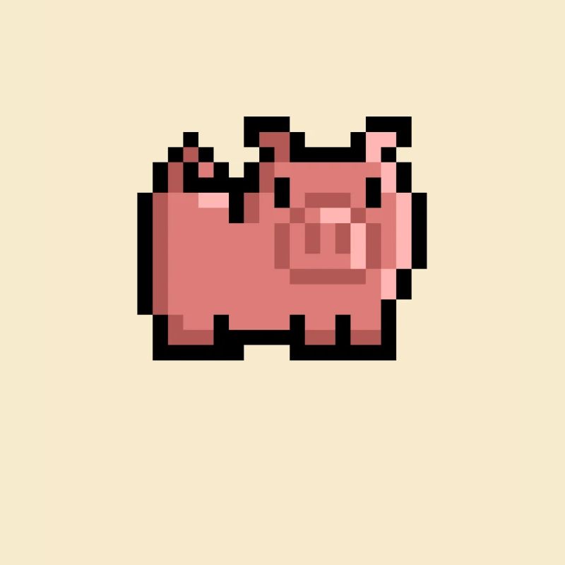 Retro Schwein