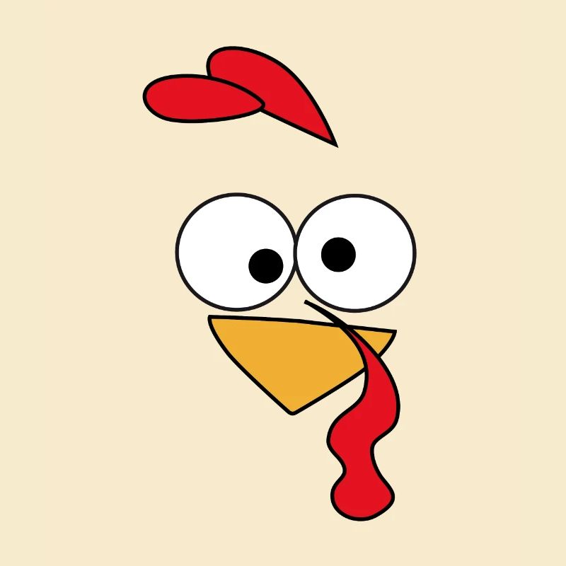 face comic game chicken bird funny humor fun cool
