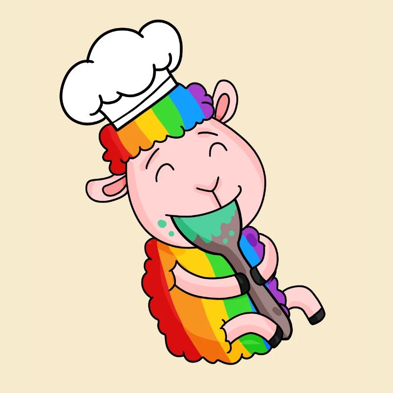Cuisinier de mouton mignon