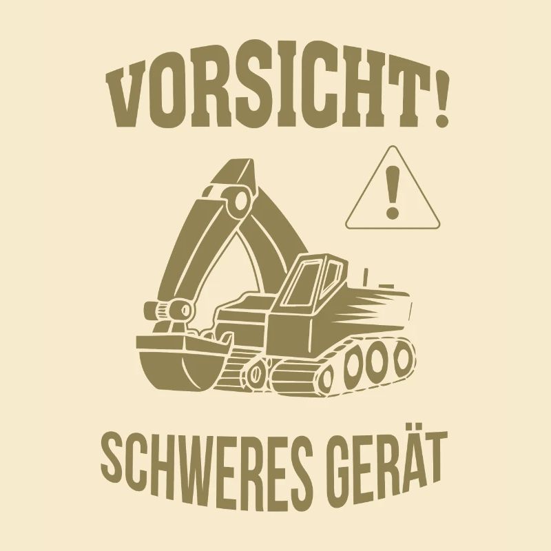 Bagger Baggerfahrer Baugeräteführer Schweres Gerät