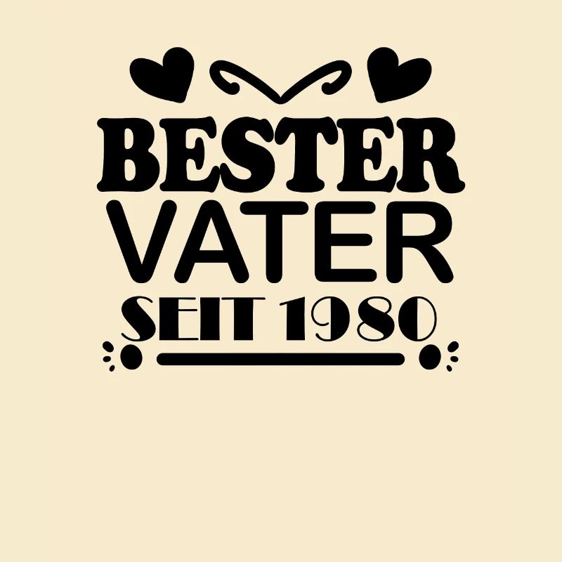Bester Vater seit 1980 - Vatertag Geschenk