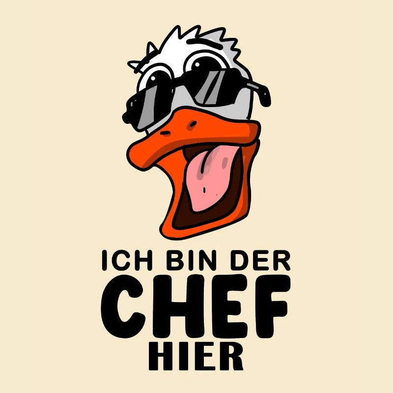 Cool Ente Chef Spruch