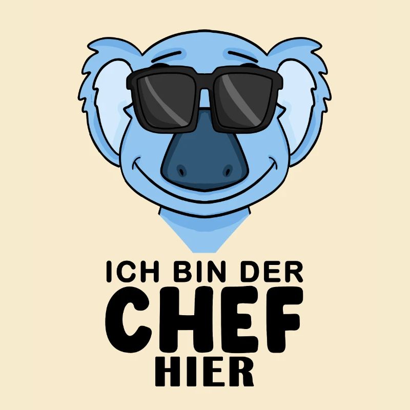 Cooler Koalabär Chef Spruch