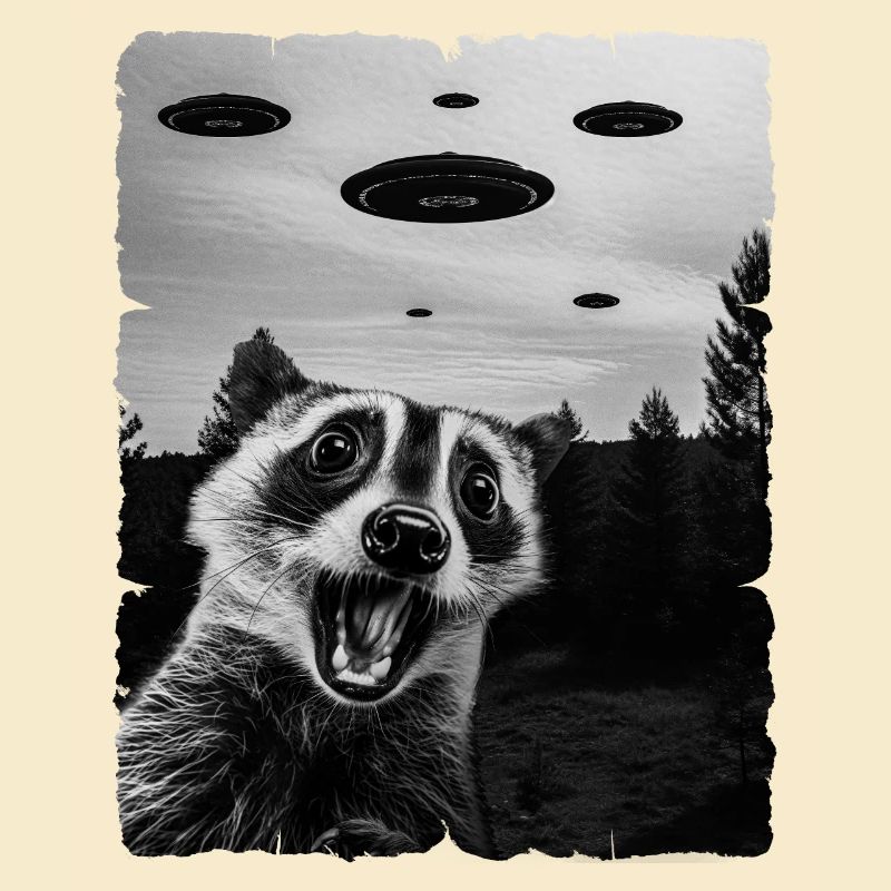 raton laveur Alien Invasion Uap Weirdcore