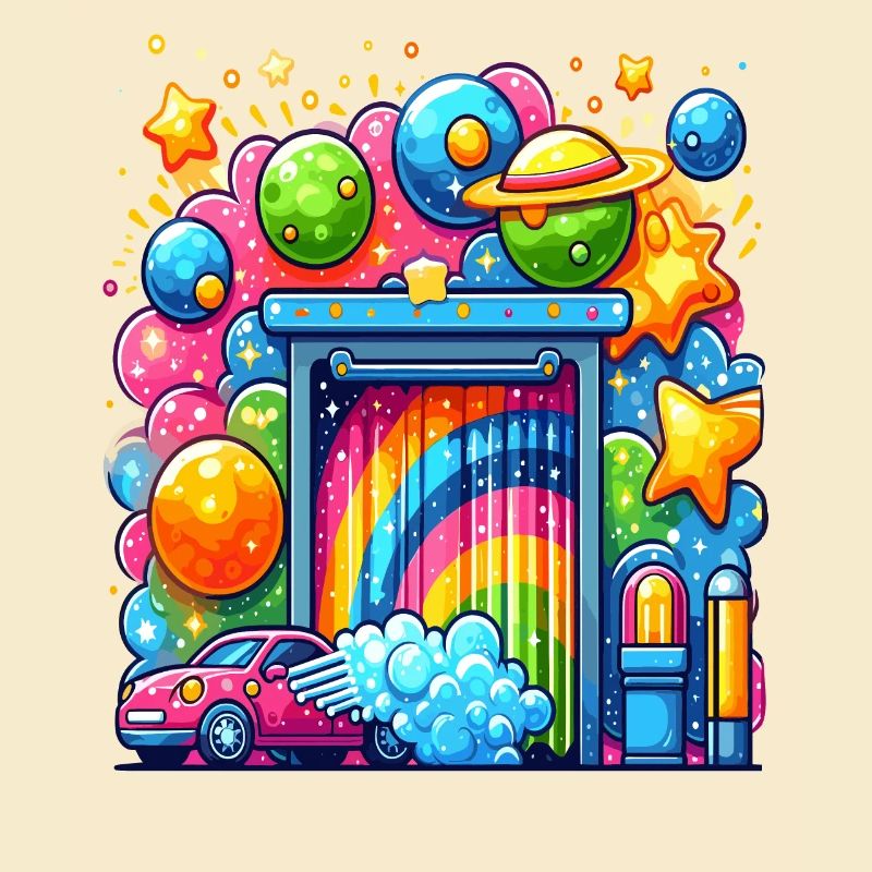 Rainbow Car Wash