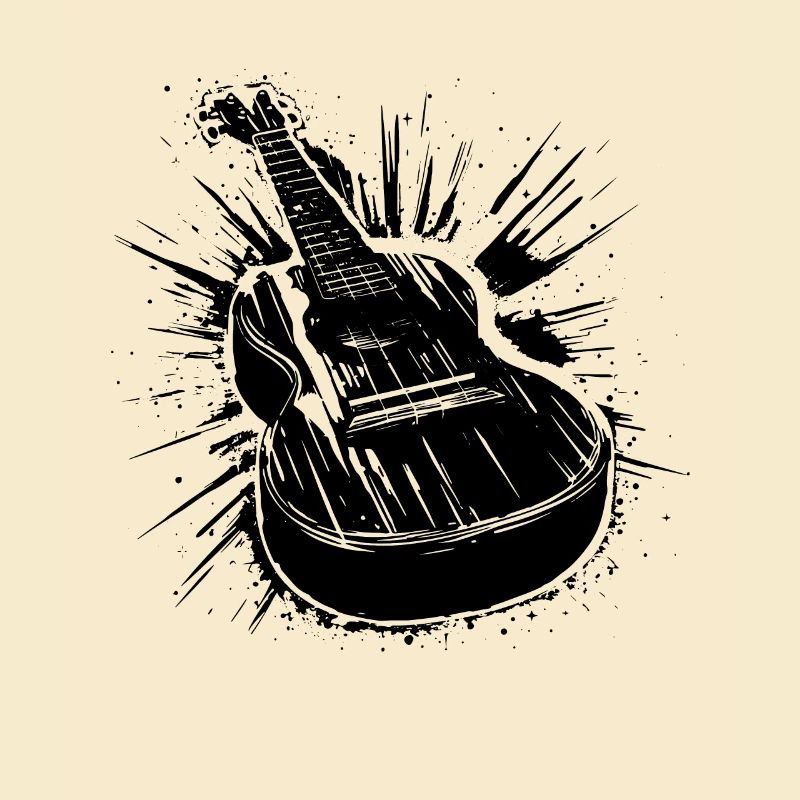 Ukulele Drawing
