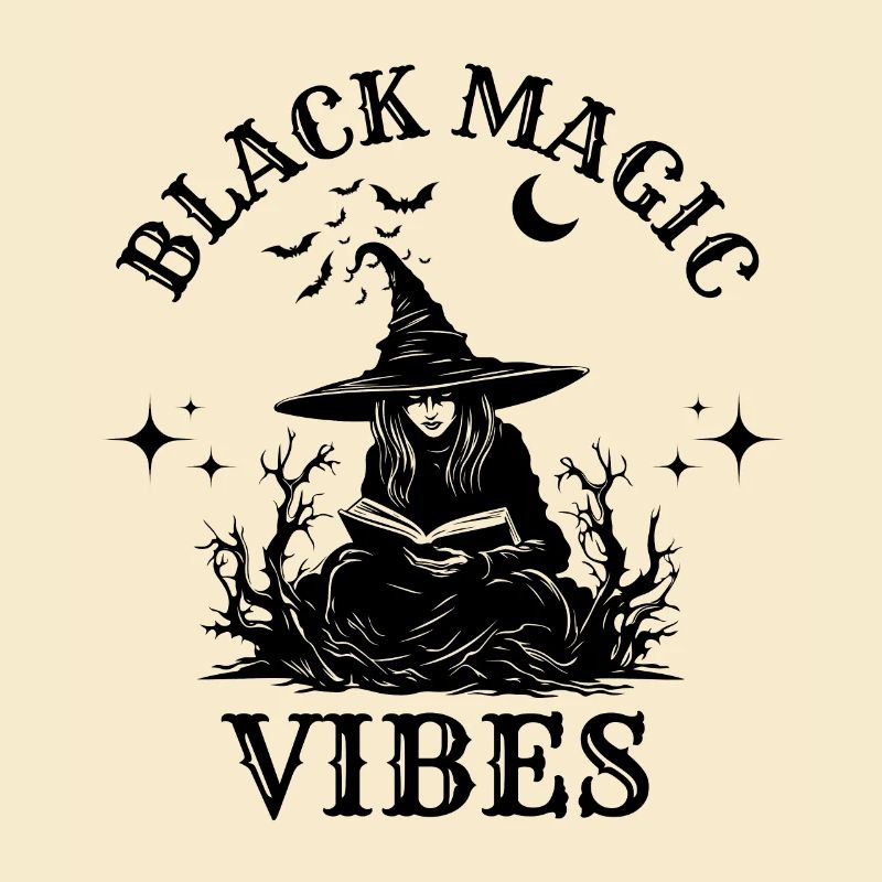 Black Magic Vibes Funny Witch Magic