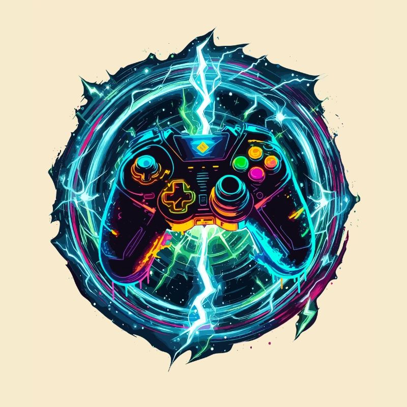 Manette de jeu galactique