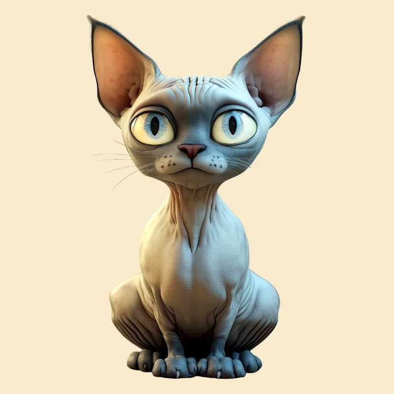 Sphynx Katze Sphynxkatze Canadian Cat Süße Sphinx