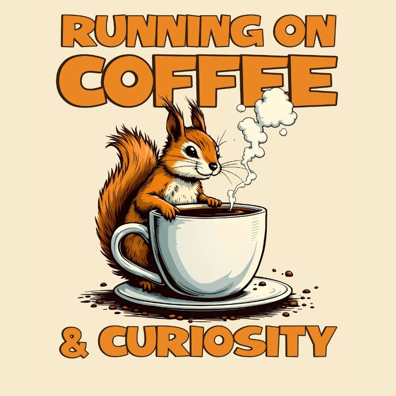 Mit Kaffee und Neugier – Eichhörnchen Kaffee