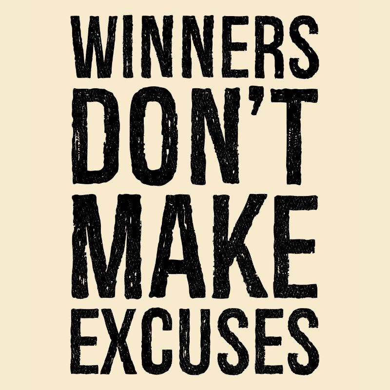Les gagnants ne trouvent pas d'excuses