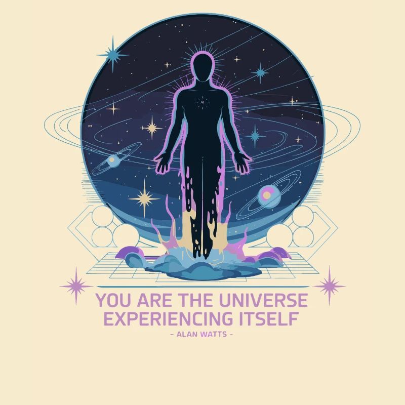 Être céleste | Alan Watts Citation Conception