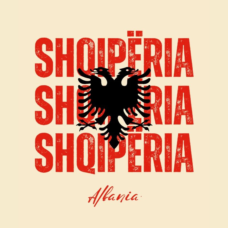 Fierté albanaise, drapeau albanais