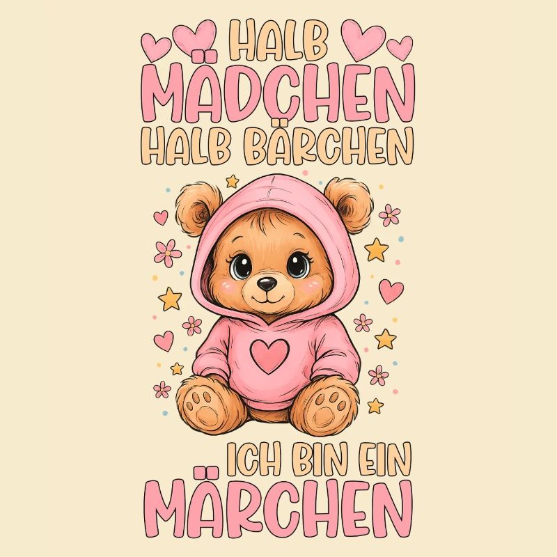 Halb Mädchen Halb Bärchen Märchen Bär Geschenk