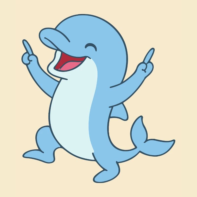 Bébé dauphin heureux - Dolphin Splash Joy